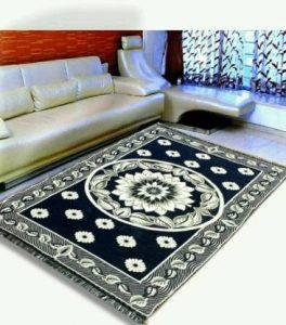 The Fortune Savoy Multicolor Cotton Carpet (121 cm, X 183 cm, Rectangle)