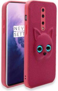 Wowcase Back Cover for One Plus 7 pro (Pink, 3D Case)