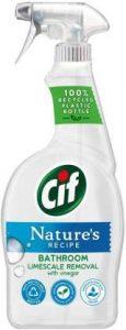 Cif Nature's Recipe Bathroom Limescale Removal With Vinegar 750ml Ocean (750 ml)