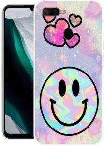 EAH Back Cover for OPPO A5S (Multicolor, Silicon)