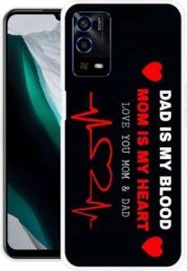 PAEDICON Back Cover for OPPO A55 5G (Black, Silicon)
