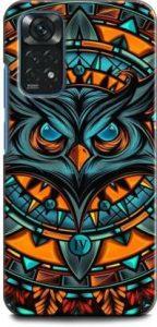 KEYCENT Back Cover for Redmi Note 11 OWL, FUNNY OWL, NIGHT WATCH, ABEJ, BEOGRAD, TRIPPY (Multicolor, Shock Proof)