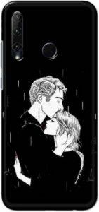 NDCOM Back Cover for Honor 20i Lovely Couple Printed (Multicolor, Hard Case)