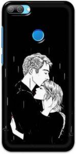 NDCOM Back Cover for Honor 9N Lovely Couple Printed (Multicolor, Hard Case)