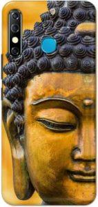 NDCOM Back Cover for Infinix Hot 8 Spiritual Lord Buddha Printed (Multicolor, Hard Case)