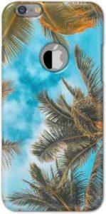 NDCOM Back Cover for iPhone 6 Logo Cut Sky And Tree Printed (Multicolor, Hard Case)