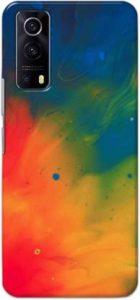NDCOM Back Cover for iQOO Z3 5G Color Spreads Printed (Multicolor, Hard Case)