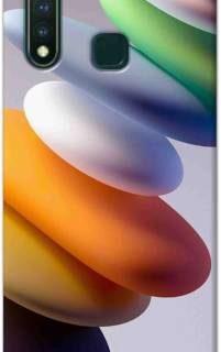 NDCOM Back Cover for Vivo U20 (Multicolor)