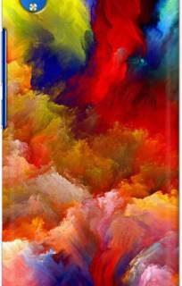 NDCOM Back Cover for Vivo Y91i Abstract Color Art Printed (Multicolor, Hard Case)