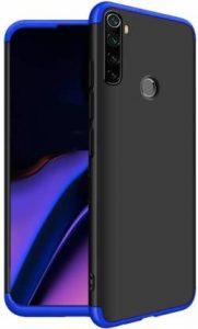 Phone Back Cover Back Cover for Redmi Note 8 (Blue, Black, Grip Case)