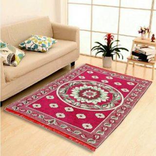 Globe Rudra Multicolor Cotton Carpet (121 cm, X 183 cm, Rectangle)