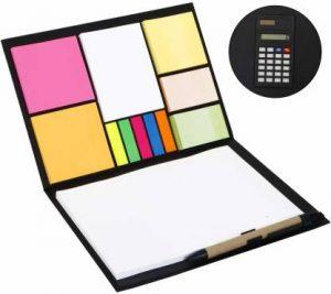 Pinzo Memo Pad with Calculator Regular Memo Pad 100 Pages (Multicolor)