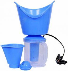 KRVLD 3 in 1 Vaporizer Facial Mask Steam Inhaler Vaporizer for Cold and Cough Console all in one vaporizer machine for kids & adult Vaporizer (Blue)