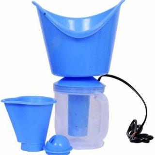 KRVLD 3 in 1 Vaporizer Facial Mask Steam Inhaler Vaporizer for Cold and Cough Console all in one vaporizer machine for kids & adult Vaporizer (Blue)