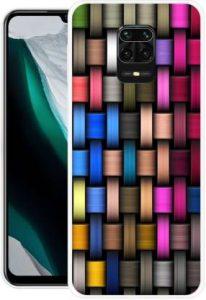 RJ14 (Online) Back Cover for Poco M2 Pro, Redmi Note 9 Pro (Multicolor, Grip Case, Silicon)