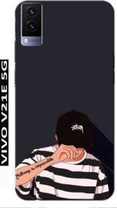 BIVAX Back Cover for VIVO V21E 5G (Multicolor, Grip Case, Silicon)
