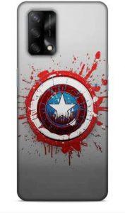 CLEOK Back Cover for Oppo A74 5G (Grey, 3D Case)