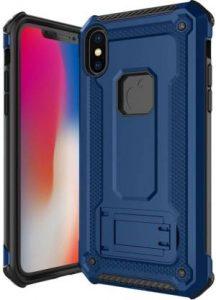 Pure Color Speaker Case Cover for Apple iPhone XS MAX (6.5 Inch) (Blue)