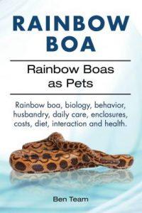 Rainbow Boa. Rainbow Boas as Pets. Rainbow boa, biology, behavior, husbandry, daily care, enclosures, costs, diet, interaction and health. (English, Paperback, Ben Team)
