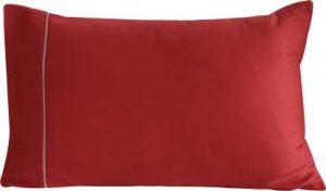 Maspar Plain Pillows Cover (Pack of 2, 50 cm*75 cm, Red)