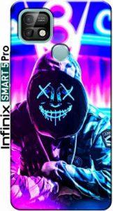 Rockerspot Back Cover for Infinix Smart 5 Pro 2653 (Multicolor, Dual Protection, Silicon)