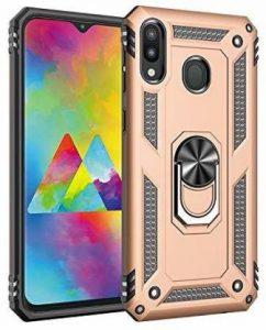 REALCASE Back Cover for Samsung Galaxy A30 (Gold, Rugged Armor)