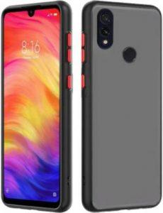 DiseCraft Back Cover for REDMI NOTE 7 PRO (Black, Shock Proof)