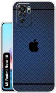 Case Club Back Cover for Mi Redmi Note 10 (Blue, Grip Case, Silicon)