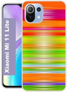 RGN Back Cover for Xiaomi Mi 11 lite (Multicolor, Grip Case, Silicon)