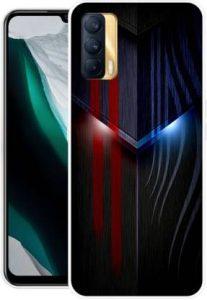 PictoWorld Back Cover for Realme V15 (Multicolor, Grip Case, Silicon)
