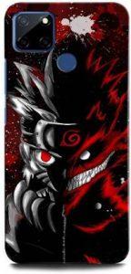 INTELLIZE Back Cover for Realme Narzo 30A RMX3171 NARUTO, KURAMA, ANIME, NEON, GOKU, CARTOON (Multicolor, Hard Case)