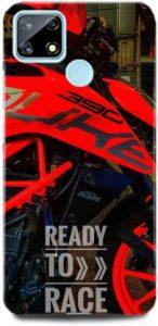 MS STYLISH Back Cover for REALME C25S, RMX3197, BIKE KTM DUKE BIKE LOVER BIKE BIKER LOVE KISS RIDER COUPLE LOVER MOTOR (Multicolor, Hard Case)