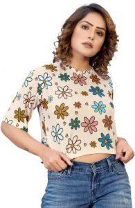 Casual Printed Women Multicolor Top