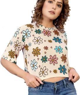 Casual Printed Women Multicolor Top