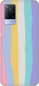 COBIERTAS Back Cover for Vivo V21 5G (Multicolor, Hard Case)