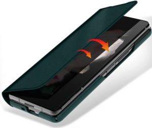 realtech Flip Cover for Samsung Galaxy A72 / Samsung Galaxy A72 5G (Green, Dual Protection)