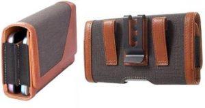 HARITECH Pouch for vivo S12 Pro / vivo iQOO 9 / vivo V23 Pro / vivo S12 (Brown, Grey)