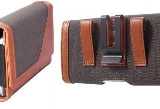 HARITECH Pouch for vivo S12 Pro / vivo iQOO 9 / vivo V23 Pro / vivo S12 (Brown, Grey)