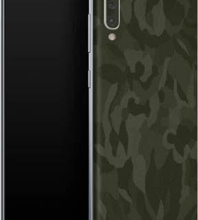shamima Samsung Galaxy A70 (Back+side+camera Mobile Skin (MULTI GREEN)