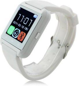 CREATION4U U8 Smartwatch (White Strap, Regular)