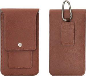 Shock Proof Pouch for Sony Xperia 10 (Brown, Magnetic Case)
