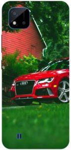 Bluvver Back Cover for Realme C20,RMX3061, Printed Audi Car Back Cover (Multicolor, Hard Case)