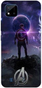 Bluvver Back Cover for Realme C20,RMX3061, Printed Avenger Mobile Back Cover (Multicolor, Hard Case)