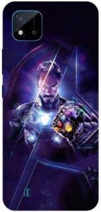 Bluvver Back Cover for Realme C20,RMX3061, Printed Avenger Ironman Logo Mobile Back Cover (Multicolor, Hard Case)