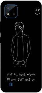 Bluvver Back Cover for Realme C20,RMX3061, Printed Attitude Boy Back Cover (Multicolor, Hard Case)