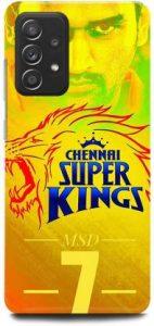FRONK Back Cover for SAMSUNG Galaxy A52s 5G, MS, DHONI, MAHENDRA,SINGH, DHONI (Yellow, Hard Case)