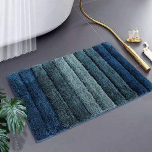LUXE HOME INTERNATIONAL Microfiber Door Mat (Hunter Green, Small)