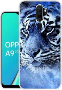 Snazzy Back Cover for Oppo A9 2020 (Multicolor, Grip Case, Silicon)