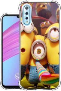 Snazzy Back Cover for Vivo S1 (Multicolor, Shock Proof, Silicon)