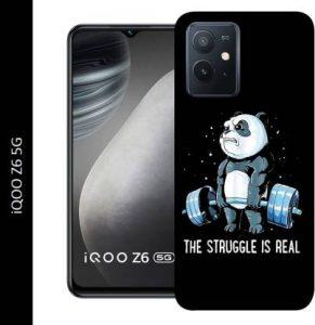 Ghumakkad Back Cover for iQOO Z6 5G (Multicolor, Grip Case, Silicon)